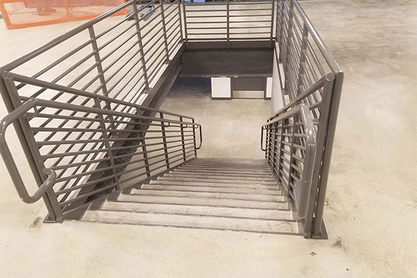 commercial metal railing